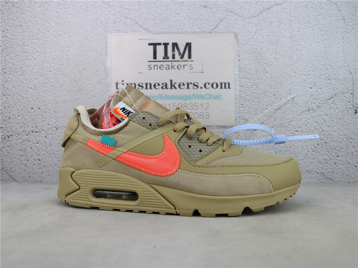 Off-White x Nike Air Max 90 Desert Ore AA7293 200